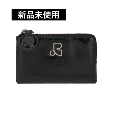 REST&RECREATION / LOGO MINI POUCH BLACK