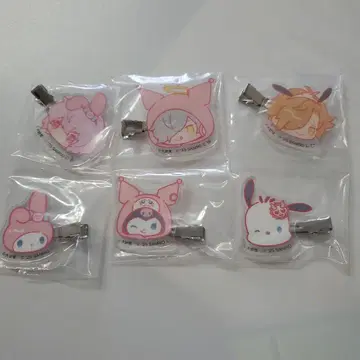 대요괴 에니마이 복권 D상 앞머리 클립 세트