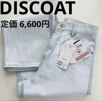 택 포함 새상품 DISCOAT 디스코트 스트레이트 데님 여름 추천