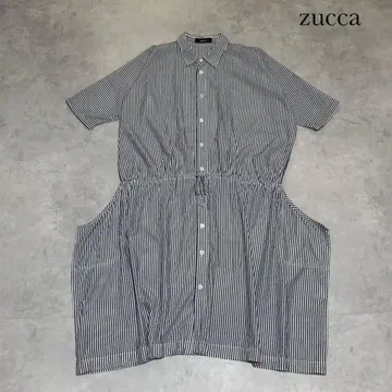 zucca 주카 스트라이프 변형 셔츠 원피스 반팔 R271