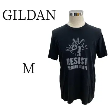 새상품급 GILDAN 길단 블랙 티셔츠 M