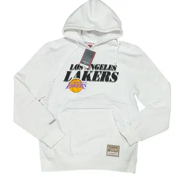 미사용품 Mitchell&Ness Lakers M 사이즈 후드티 속기모