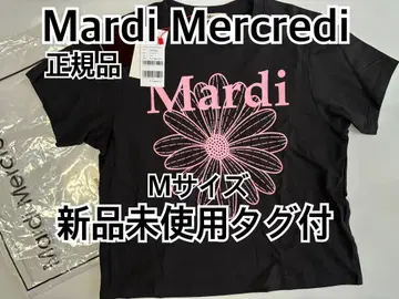 Mardi Mercredi 티셔츠 정품 공식 블랙 핑크 새상품