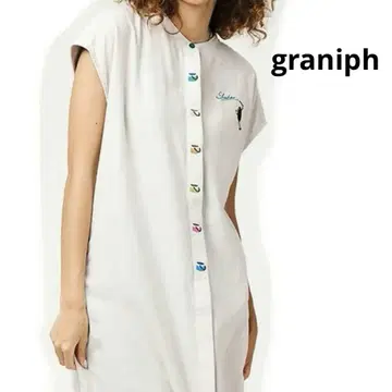 graniph 그라니프 나이스 샷 뷰티풀 섀도우 셔츠 원피스