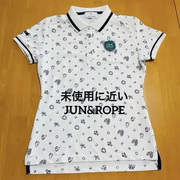 [미사용에 가까움] 준앤로페 JUN&ROPE 골프 디자인 반팔 피케 셔츠