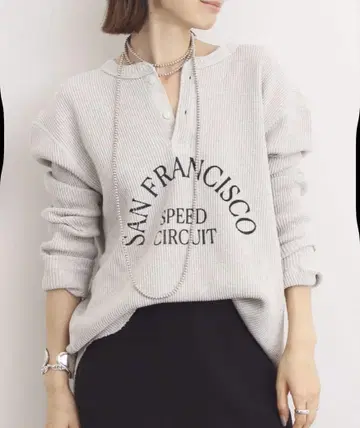 라빠르망 GOOD GRIEF HENLEY NECK TOP