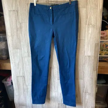 ZARA WOMAN 파란색 슬랙스 L 사이즈 넉넉한 핏