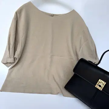 유나이티드 애로우즈 뷰티 앤 유스 상의 레이온 베이지