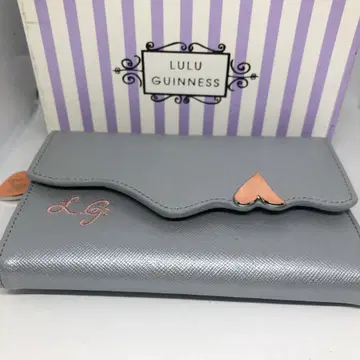 Lulu Guinness 그레이 3단 폴더형 지갑 #21