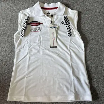 le coq sportif 골프 셔츠 L 화이트 셋업