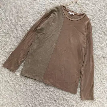 THE SHOP TH 티셔츠 베이지 XL 캐주얼 돌려입기