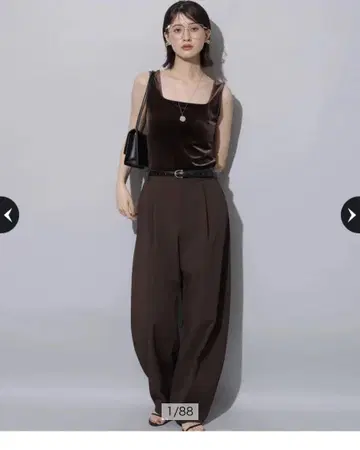 즉시 완판 Arpege story 드라이 커비 팬츠
