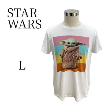 STAR WARS 스타워즈 그로구 화이트 티셔츠 L