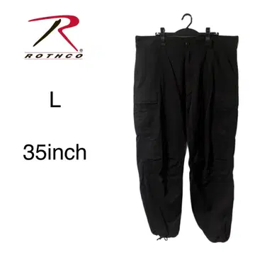ROTHCO 카고 팬츠 블랙 35inch 밀리터리 스트릿