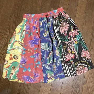 BEAMS BOY SUN SURF 별주 크레이지 아로하 스커트