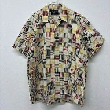 CHAPS RALPH LAUREN 반팔 셔츠 패턴 L 야32