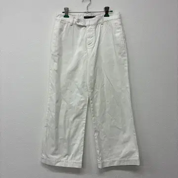 Ralph Lauren 화이트 스트레이트 데님 하의 9 야33