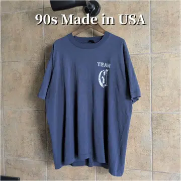 90년대 USA 페이드 TEAMG 티셔츠 싱글 스티치