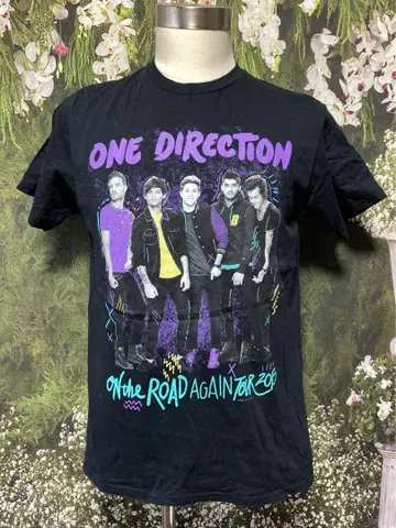 ONE DIRECTION 투어 T셔츠 블랙