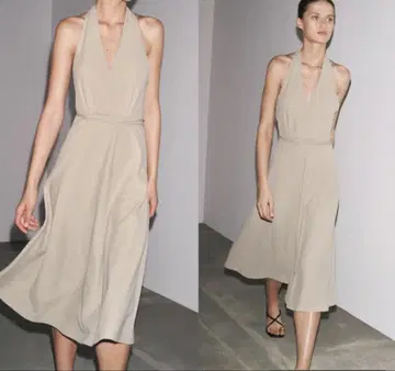 ZARA 벨트 홀터넥 원피스