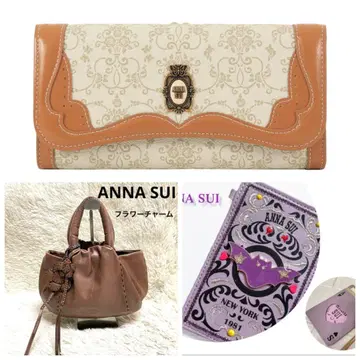 특가 ANNA SUI 3점 세트 백 지갑 카드 케이스
