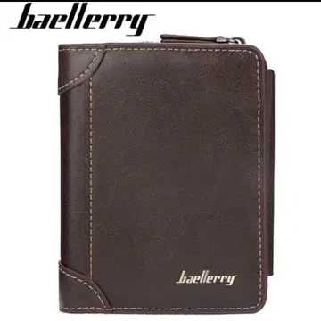 baellerry 3단 폴더형 지갑 블랙 브라운