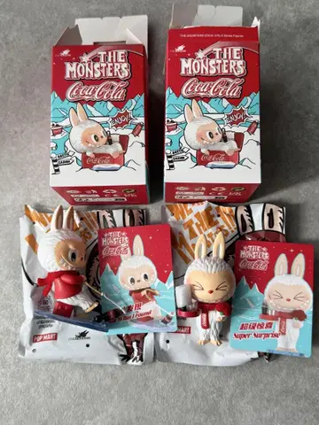 POPMART 라부부 피규어 코카콜라 2개 SET