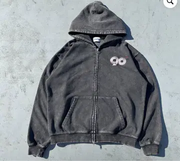 9090 90 Logo Assort Zip Hoodie