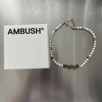 AMBUSH 펄 목걸이