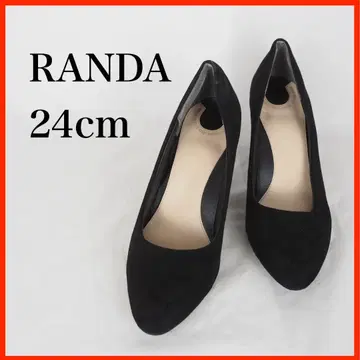 RANDA*플레인 펌프스*24cm*블랙*O4811
