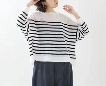 Traditional Weatherwear 시어 보더 니트 풀오버