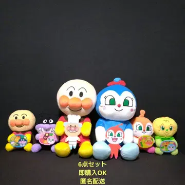 날아라! 호빵맨 봉제 인형 묶음 판매