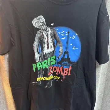 PARIS ZOMBI T셔츠 블랙