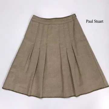 1202 Paul Stuart 폴 스튜어트 턱 플레어 스커트