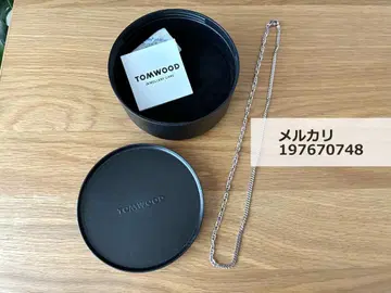 새상품급 TOM WOOD Rue Chain 톰 우드 목걸이 실버