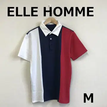 C0801A11 [ ELLE HOMME ] 컬러 블록 피케 셔츠