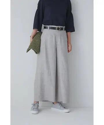 human woman 린넨 혼방 와이드 팬츠 L 사이즈