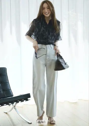 ArpegeStory 와이드 데님 팬츠