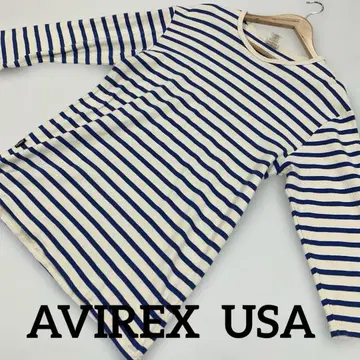 AVIREX USA 보더 상의 XL #1736