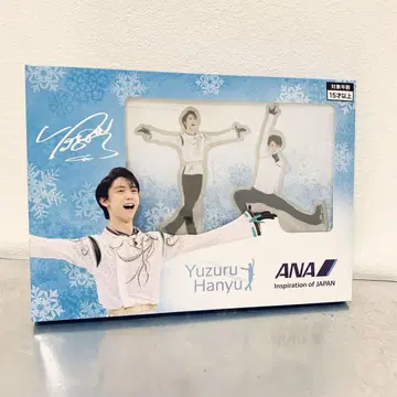 새상품 하뉴 유즈루 ANA 오리지널 YUZU 아크릴 스탠드 세트