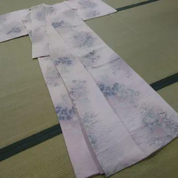맞춤 코몬 순수 실크 이중 기모노 창작품