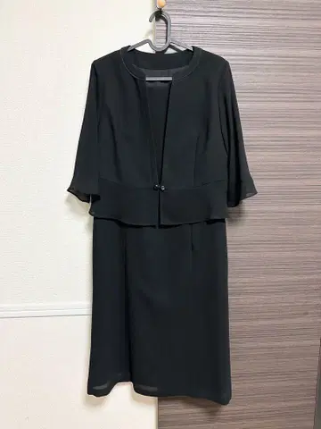 포멀 블랙 원피스 예복 여름용 레이어드 스타일