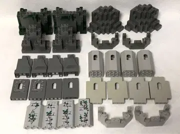레고 (LEGO) 정품 캐슬 성벽 벽 부품 30개
