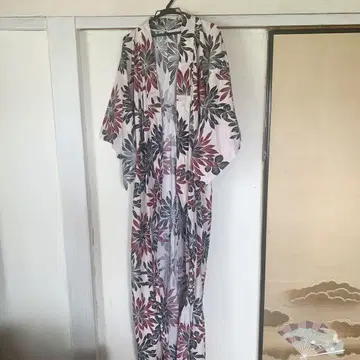 유카타 단품 국화 패턴 프리 사이즈
