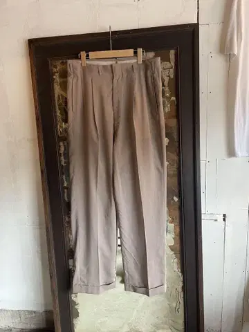 50년대 빈티지 레이온 개버딘 슬랙스 로커빌리