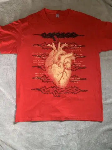 carcass LOUD PARK 2023 티셔츠 L 사이즈 빨간색