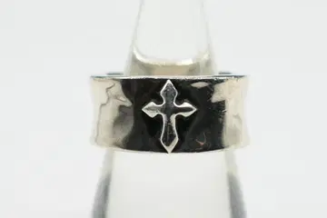 새상품급 13호 HAMSA 함사 크로스 실버 반지 액세서리