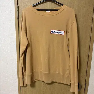 Champion 베이지 트레이너 L 사이즈