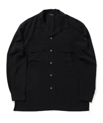 BEAMS 루즈 오픈 카라 셔츠