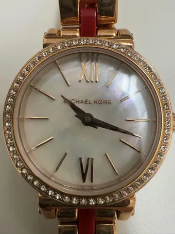 Michael Kors 골드 레드 손목시계